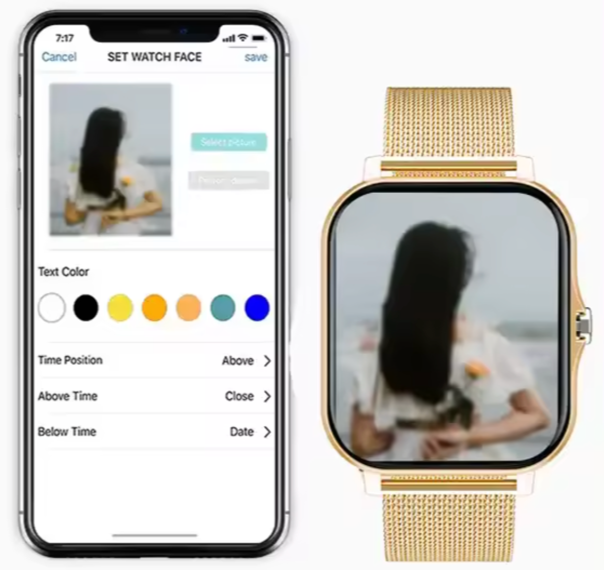 Niki | Women's Mesh Band Smartwatch