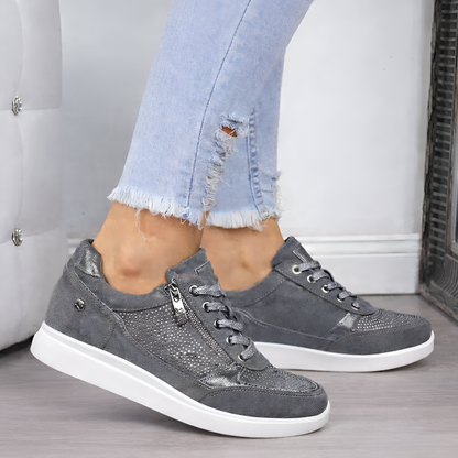 Niki | Women's Side Zip Orthopedic Casual Sneakers
