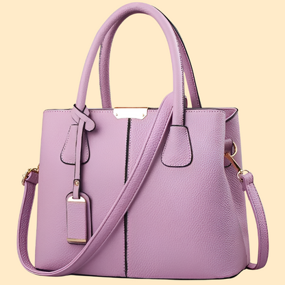 Niki | Women's Structured Top Handle Bag with Tassel Accent