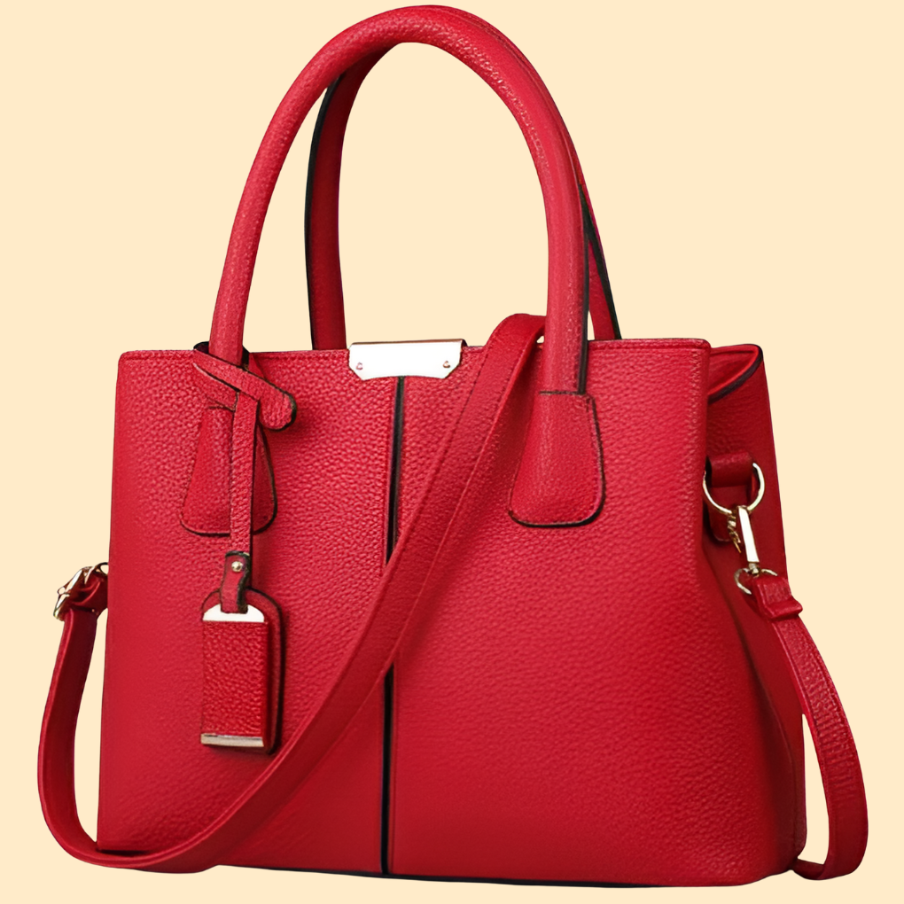 Niki | Women's Structured Top Handle Bag with Tassel Accent
