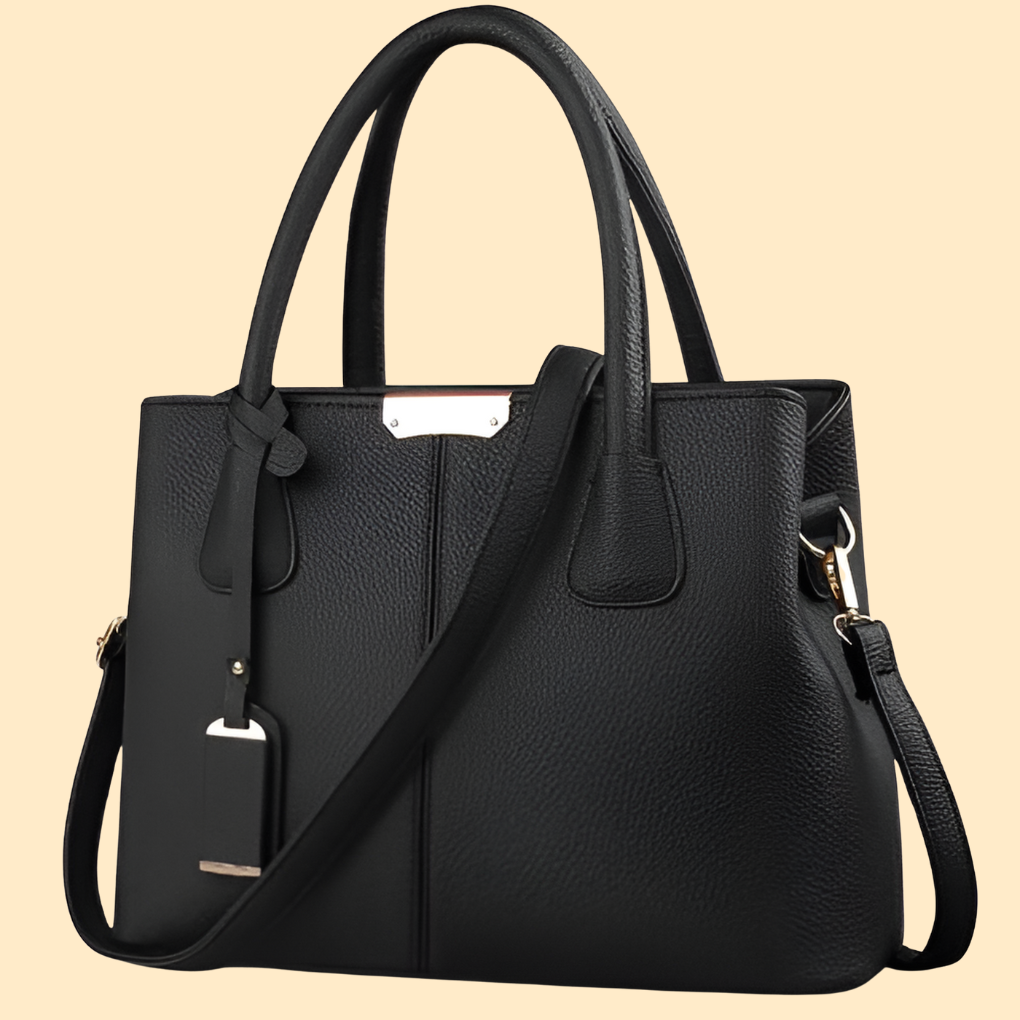 Niki | Women's Structured Top Handle Bag with Tassel Accent