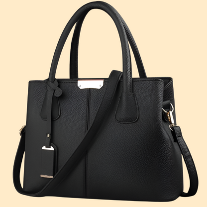 Niki | Women's Structured Top Handle Bag with Tassel Accent