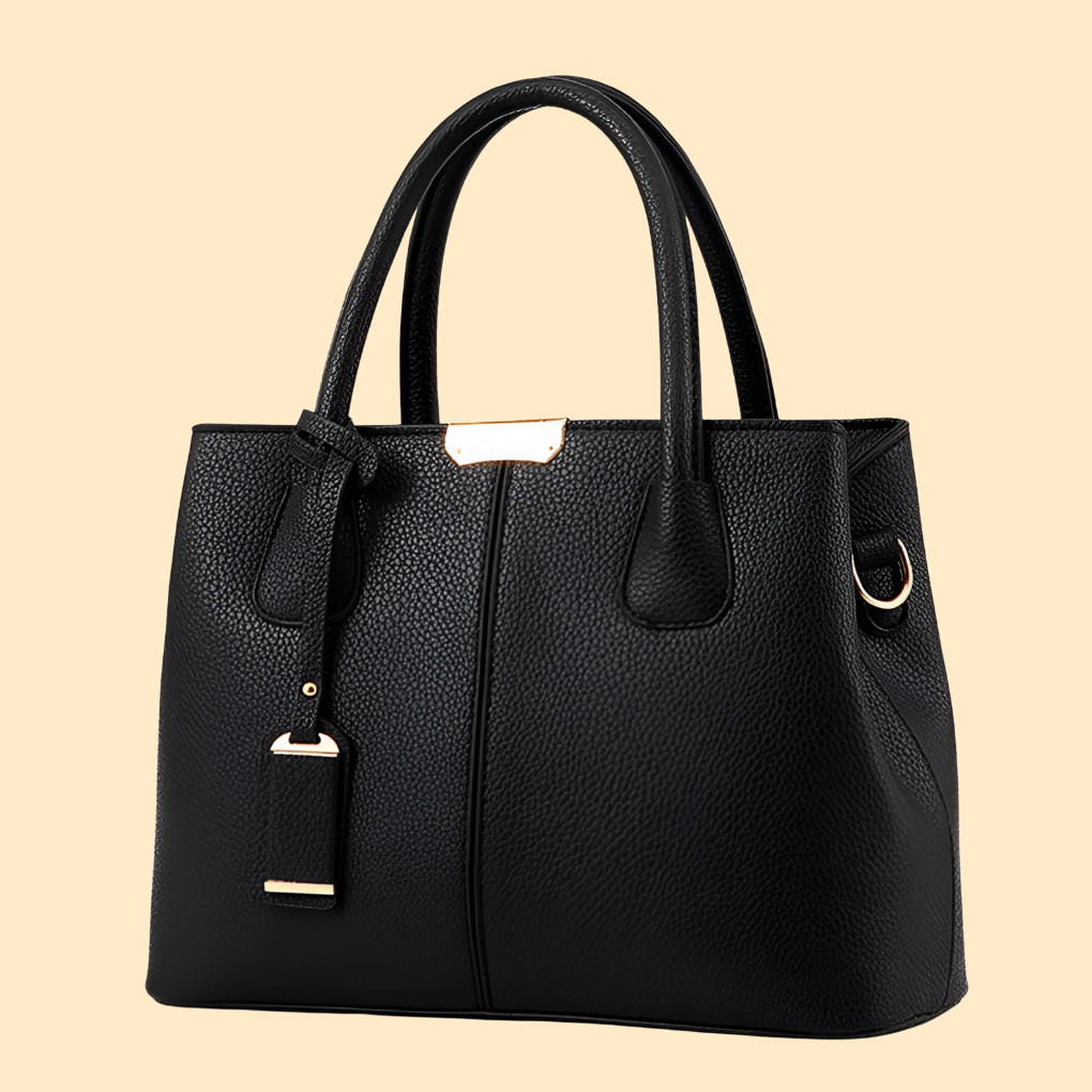 Niki | Women's Structured Top Handle Bag with Tassel Accent