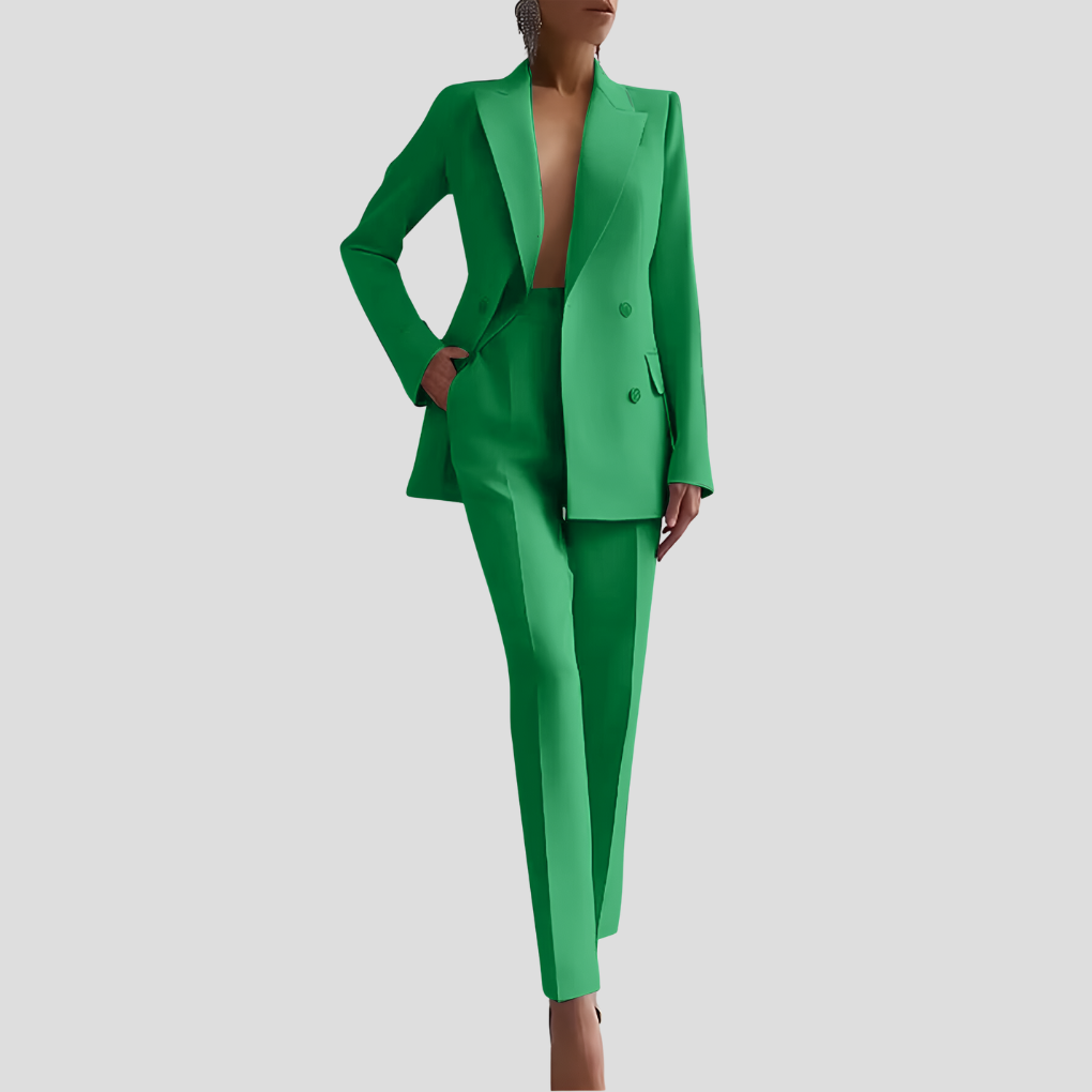 Women's Polished Tailored Pant Suit