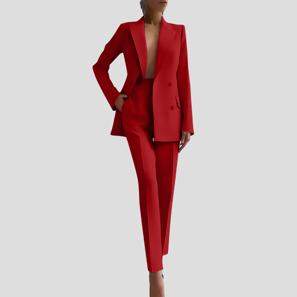 Women's Polished Tailored Pant Suit