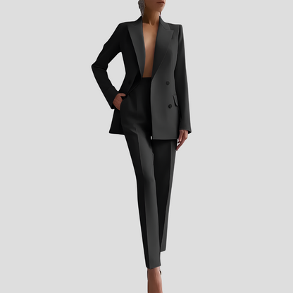 Women's Polished Tailored Pant Suit