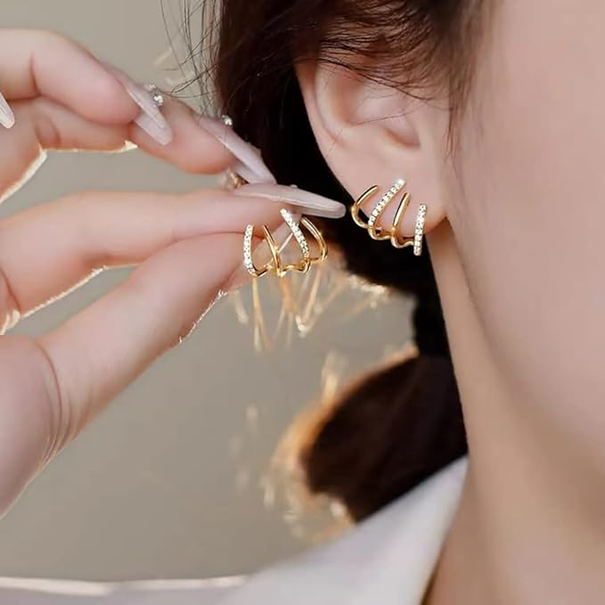 Niki | Women’s Twist Earrings | Lightweight Statement Jewelry | Hypoallergenic Finish