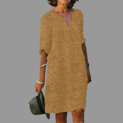 Niki | Women's Elegant Floral Midi Dress