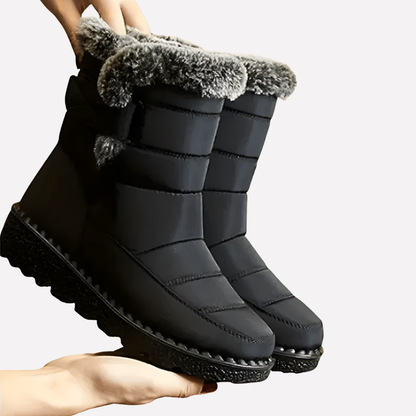 Niki | Women's Fur-Trimmed Insulated Winter Snow Boots