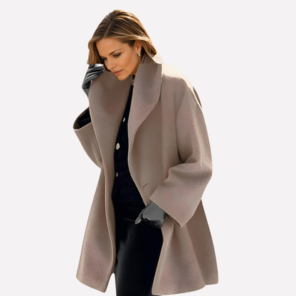 Women's Statement Wide Collar Coat