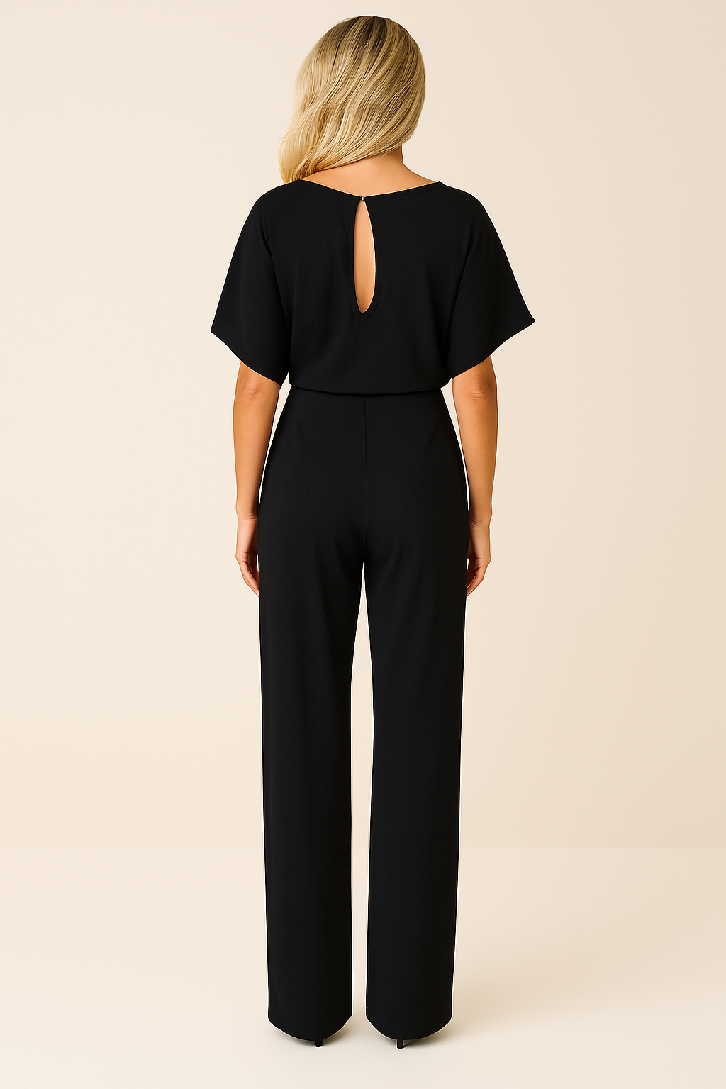 Belted Wide Leg Jumpsuit with Chic Silhouette