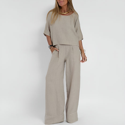 Niki | Relaxed Wide Leg Lounge Set
