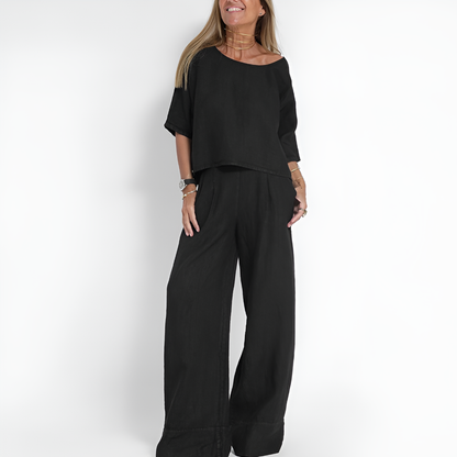 Niki | Relaxed Wide Leg Lounge Set
