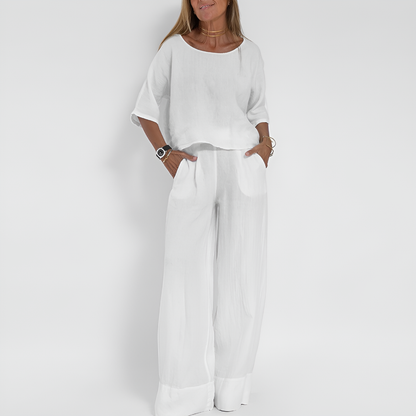 Niki | Relaxed Wide Leg Lounge Set