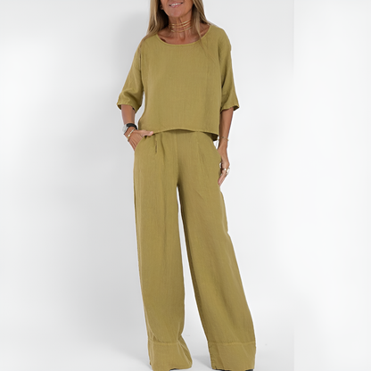 Niki | Relaxed Wide Leg Lounge Set