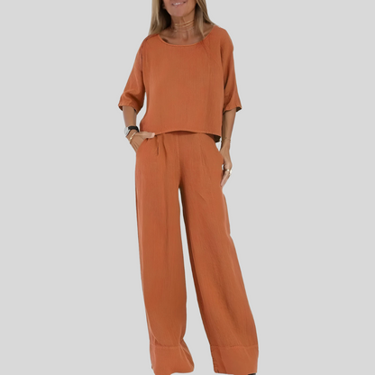 Niki | Relaxed Wide Leg Lounge Set