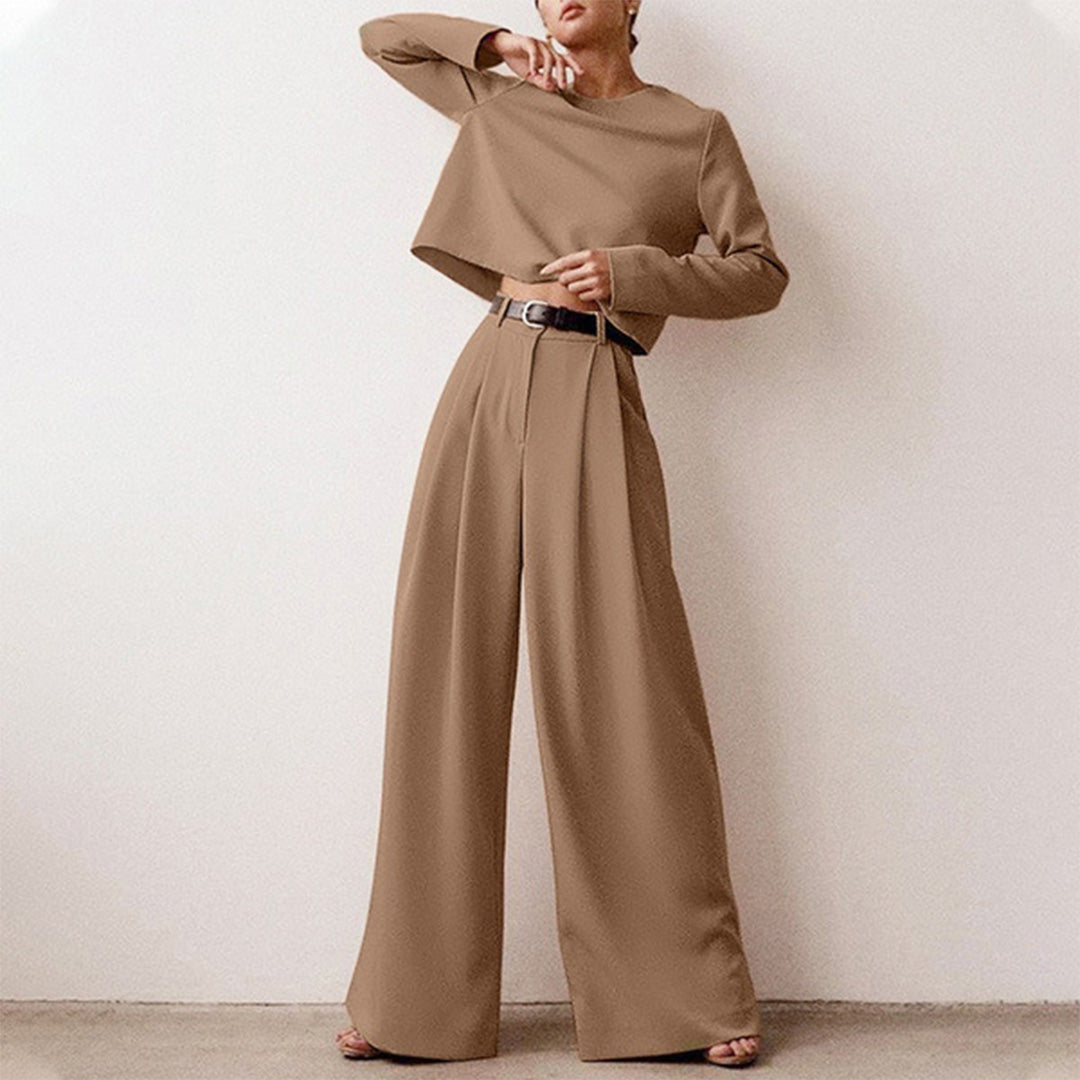 Niki | Women's Relaxed Wide Leg Two-Piece Set