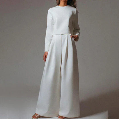 Niki | Women's Relaxed Wide Leg Two-Piece Set