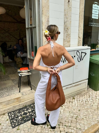 Niki | Women's Woven Hobo Bag