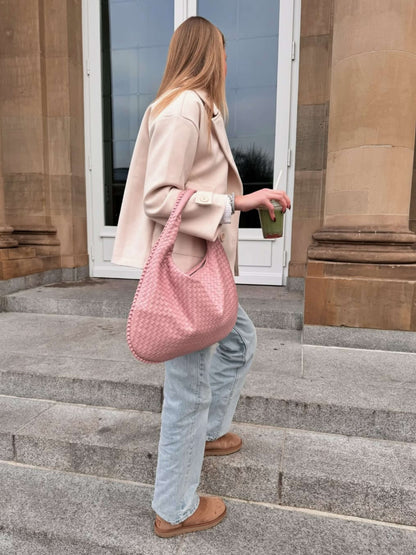 Niki | Women's Woven Tote Bag - Oversized Shoulder Bag