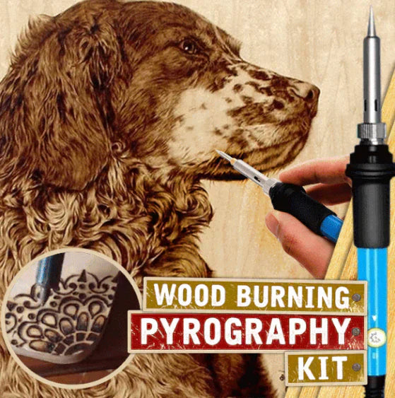 Niki | Wood Burning Set | Adjustable Temperature & 28 Tips | Creative Hobby