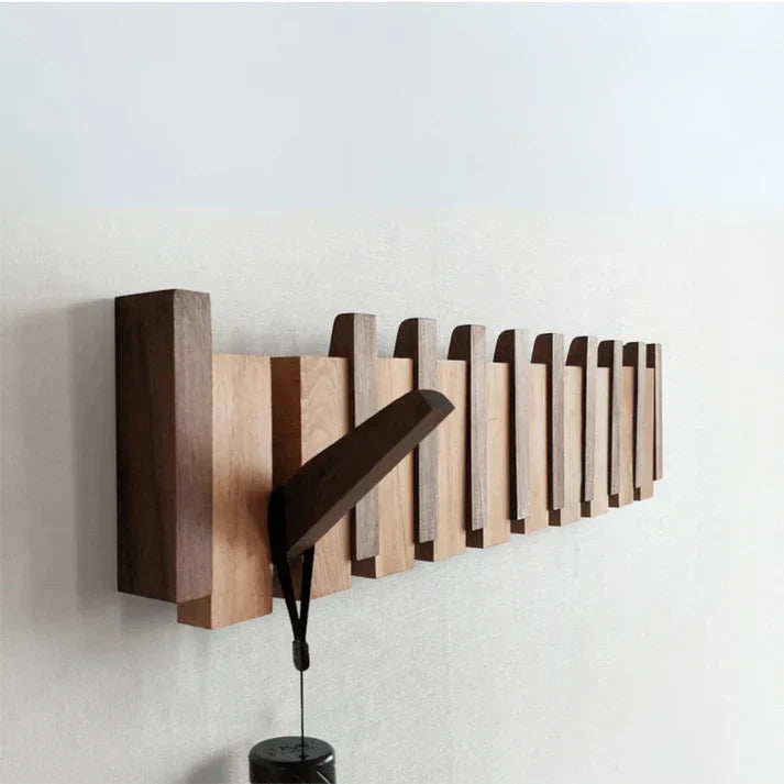 Niki | Decorative Wooden Wall Rack with Musical Design