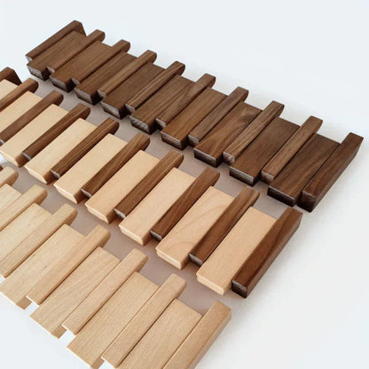 Niki | Decorative Wooden Wall Rack with Musical Design