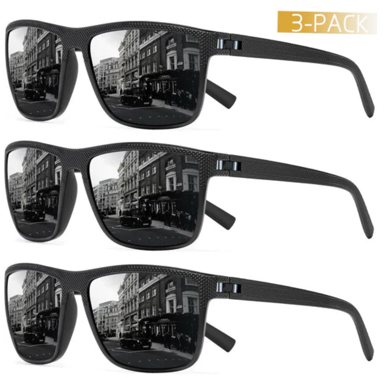 Niki | ZichtZeker 3-piece set polarized sunglasses – UV400 protection & comfort