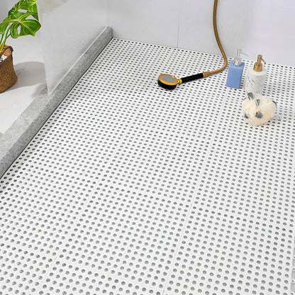 Non-Slip Shower Mat Set | Waterproof Rubber | Mold Resistant | 11.8" x 11.8" | Quick-Drying Safety