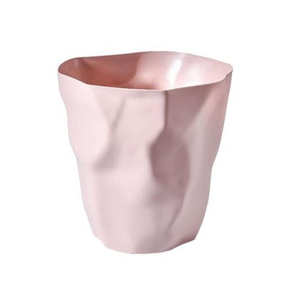 Modern Crushed Style Waste Can