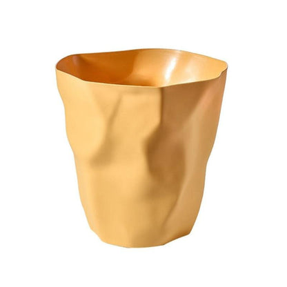 Modern Crushed Style Waste Can