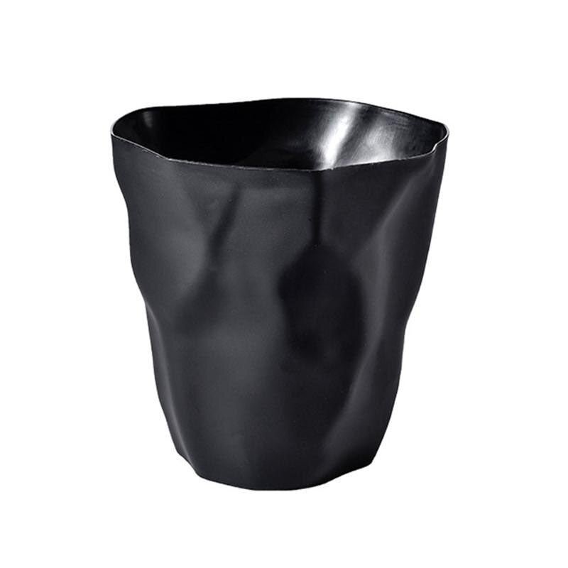 Modern Crushed Style Waste Can