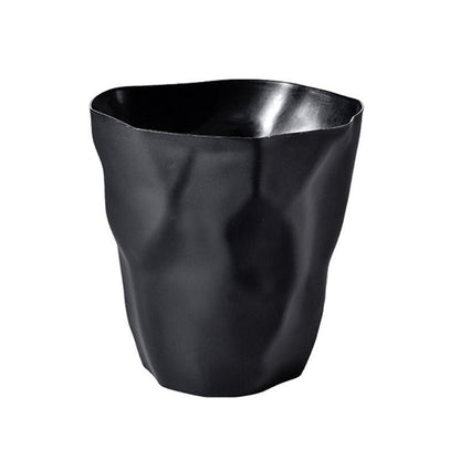 Modern Crushed Style Waste Can