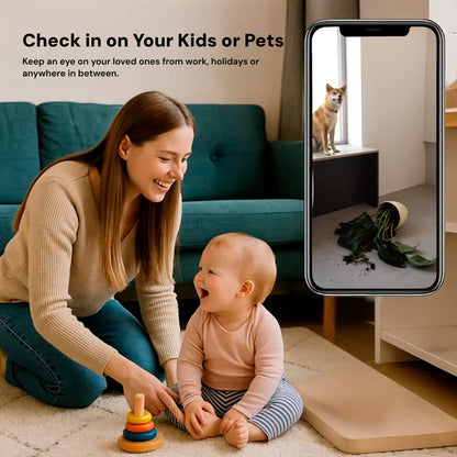 NovaGuard Nanny Camera 1080P Wireless Audio for Discreet Monitoring