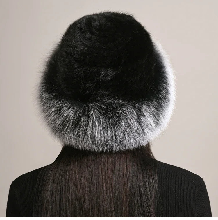 Novaine Mink Fur Hat for Winter Warmth and Timeless Style