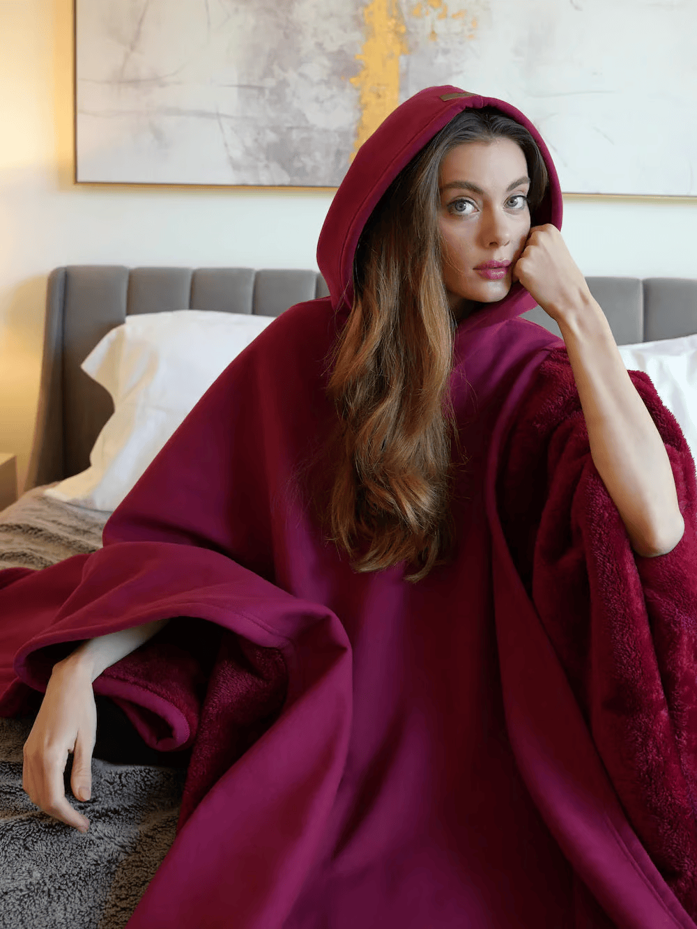 NovaWeave Hoodie By ArcticFlare Calming Soft Fabric