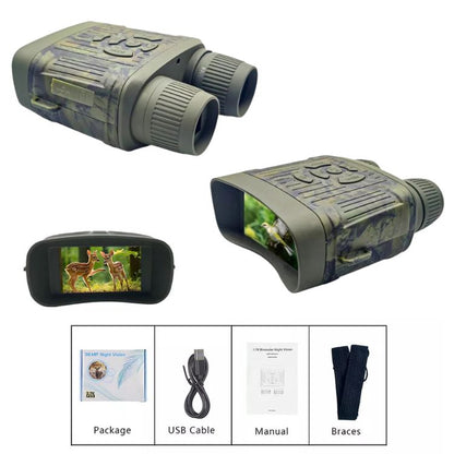 OptiClear | Night Vision Binoculars | 1000ft Infrared, HD Display for Hunting & Surveillance