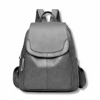 OPULENZA – Elegant Anti-Theft Leather Backpack for Women