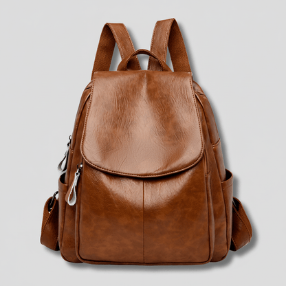 OPULENZA – Elegant Anti-Theft Leather Backpack for Women