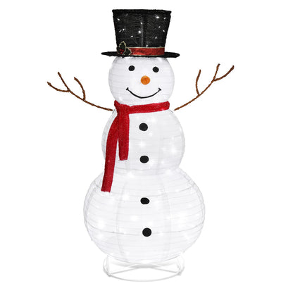 Outdoor Christmas Snowman Light Decoration
