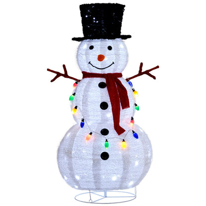 Outdoor Christmas Snowman Light Decoration