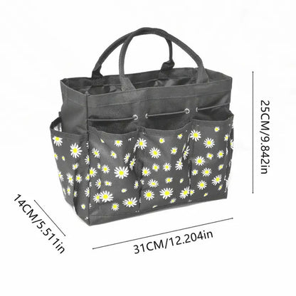 Floral Garden Tote Organizer Bag