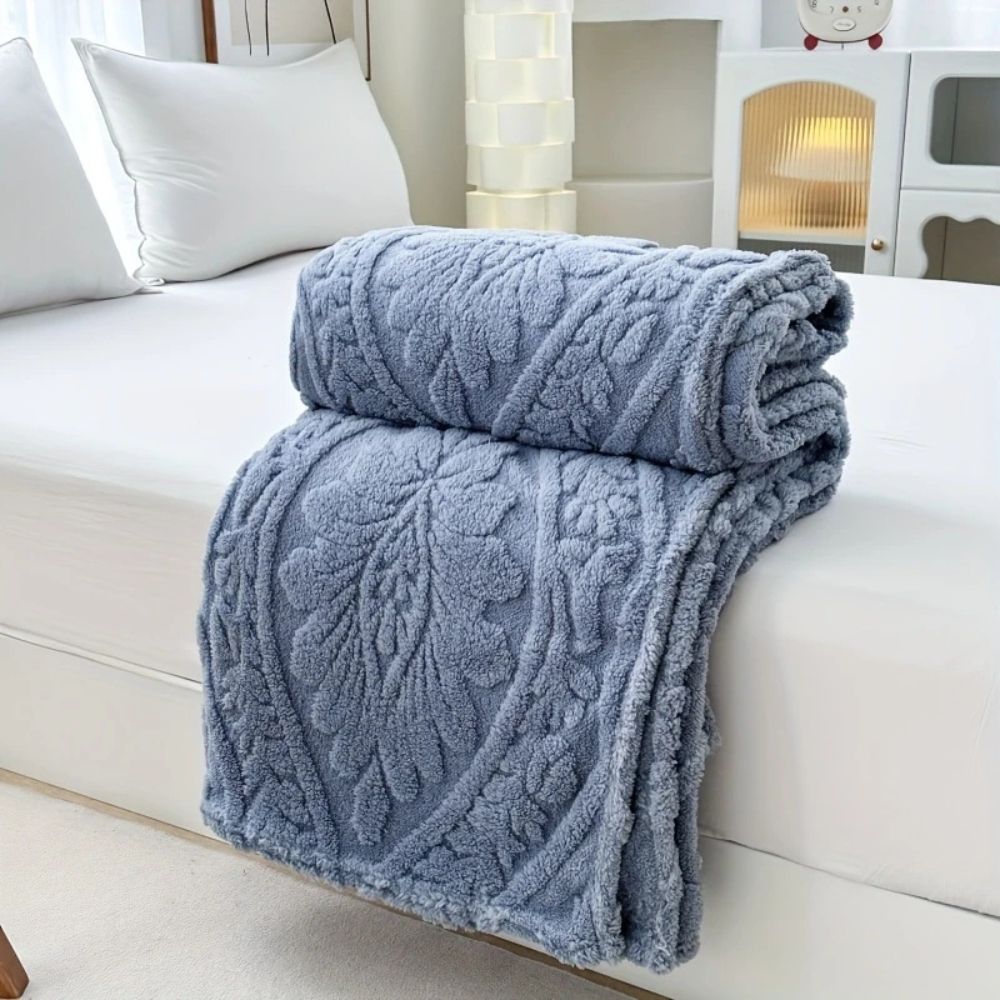 Paris Weave Jacquard Fleece Throw