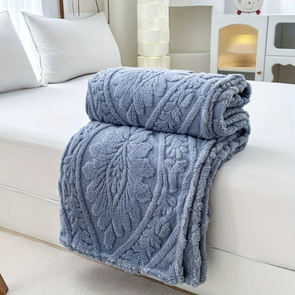 Paris Weave Jacquard Fleece Throw