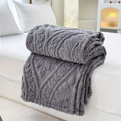 Paris Weave Jacquard Fleece Throw