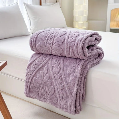Paris Weave Jacquard Fleece Throw