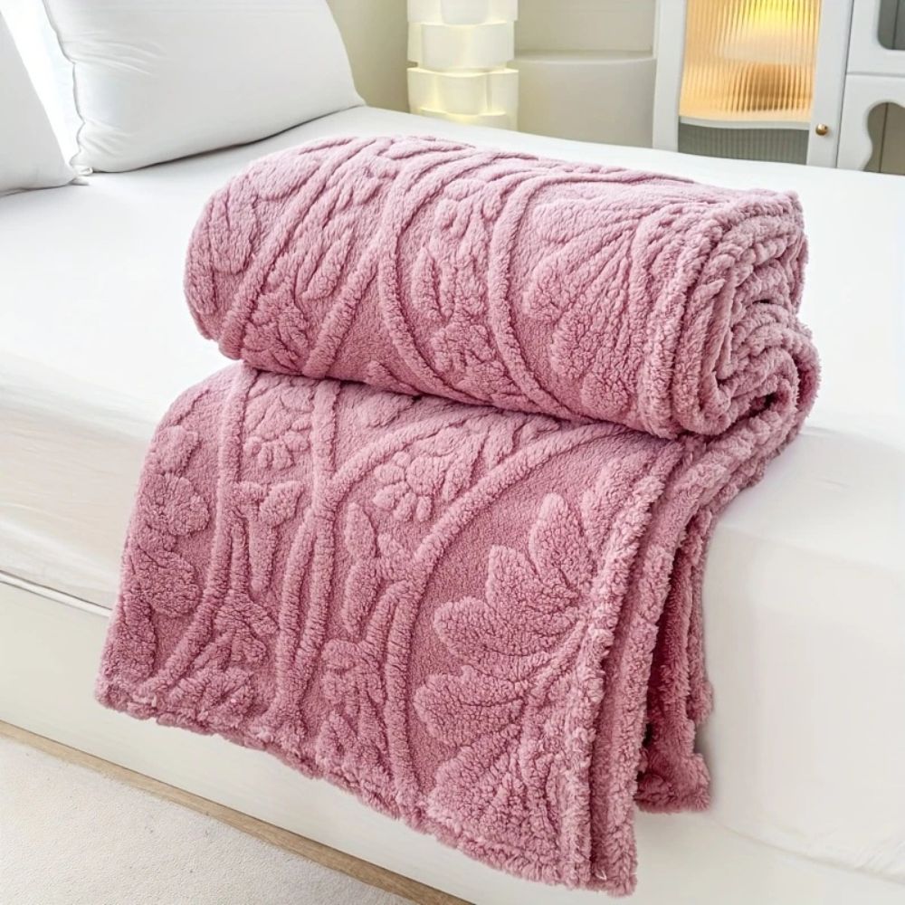 Paris Weave Jacquard Fleece Throw