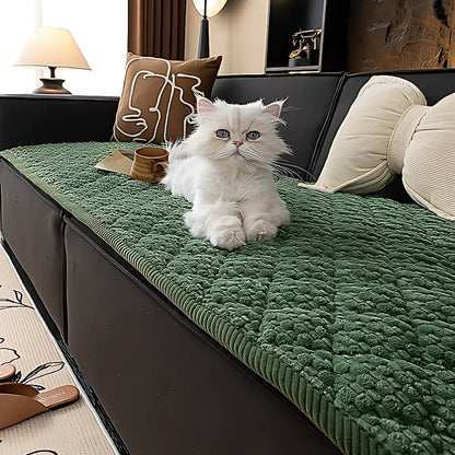 Textured Quilted Sofa Cover - Furniture Protection