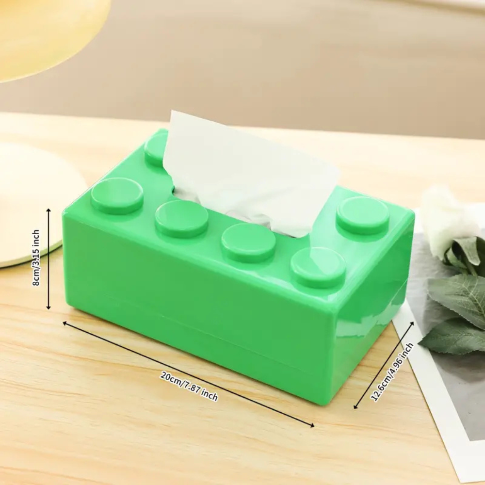 Building Blocks Tissue Box Cover