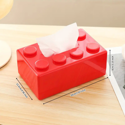 Building Blocks Tissue Box Cover